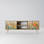 BIRCH KALEIDOSCOPE 2-Door TV Stand in Oak Effect