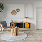 TOGETHER BUT SEPARATELY 2-Door TV Stand in Oak Effect