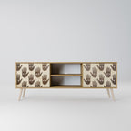 SEE MORE 2-Door TV Stand in Oak Effect