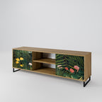 VIRGIN FOREST WITH SUNSET 2-Door TV Stand in Oak Effect