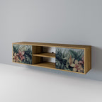 HEAVENLY BLOOM 2-Door TV Stand in Oak Effect
