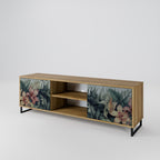 HEAVENLY BLOOM 2-Door TV Stand in Oak Effect