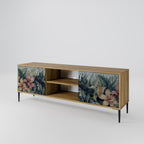 HEAVENLY BLOOM 2-Door TV Stand in Oak Effect