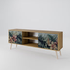 HEAVENLY BLOOM 2-Door TV Stand in Oak Effect