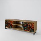 DAWN BLOOM 2-Door TV Stand in Oak Effect