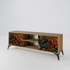 DAWN BLOOM 2-Door TV Stand in Oak Effect