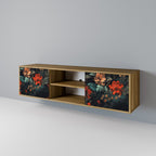 IMAGINARY BLOSSOM 2-Door TV Stand in Oak Effect