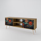 IMAGINARY BLOSSOM 2-Door TV Stand in Oak Effect