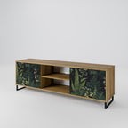 FERN FLOWERS 2-Door TV Stand in Oak Effect