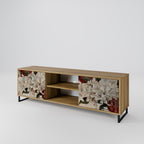 EPHEMERAL DAYS 2-Door TV Stand in Oak Effect