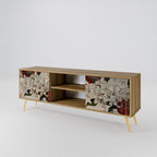 EPHEMERAL DAYS 2-Door TV Stand in Oak Effect