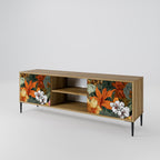 RADIANT FLORA 2-Door TV Stand in Oak Effect