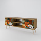 RADIANT FLORA 2-Door TV Stand in Oak Effect