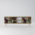 BOTANICAL EMERGENCE 2-Door TV Stand in Oak Effect