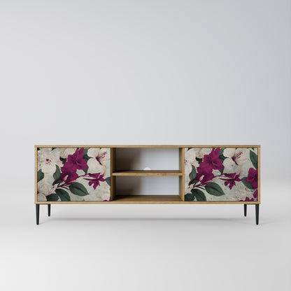 FLOWERET DREAM 2-Door TV Stand in Oak Effect