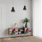 FLOWERET DREAM 2-Door TV Stand in Oak Effect