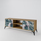 POPINJAY LOOK 2-Door TV Stand in Oak Effect