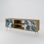 POPINJAY LOOK 2-Door TV Stand in Oak Effect