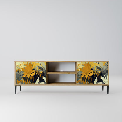 SUNKISSED LILY 2-Door TV Stand in Oak Effect
