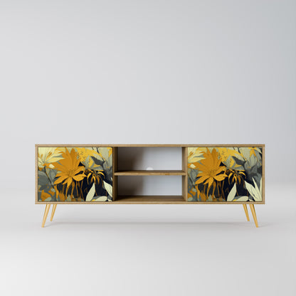 SUNKISSED LILY 2-Door TV Stand in Oak Effect