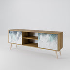 PALM VEIL 2-Door TV Stand in Oak Effect