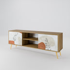 TRANQUIL TWIG 2-Door TV Stand in Oak Effect