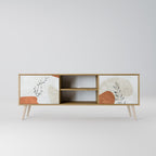 TRANQUIL TWIG 2-Door TV Stand in Oak Effect