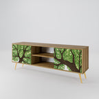 WILDERNESS DASH 2-Door TV Stand in Oak Effect