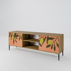 JUICY OLIVES 2-Door TV Stand in Oak Effect