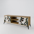 VERDURE FORMATION 2-Door TV Stand in Oak Effect