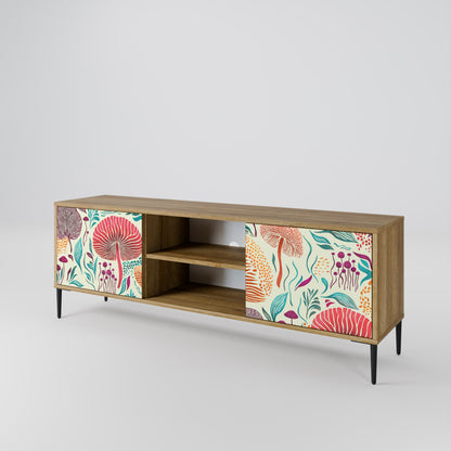 FUNGUS FANTASY 2-Door TV Stand in Oak Effect