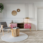 SWEET TROPICS 2-Door TV Stand in Oak Effect