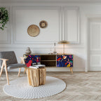 FESTIVE PLEASURES 2-Door TV Stand in Oak Effect