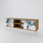 VELVET CROSSING 2-Door TV Stand in Oak Effect
