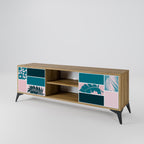 COMBINATION OF SHAPES 2-Door TV Stand in Oak Effect