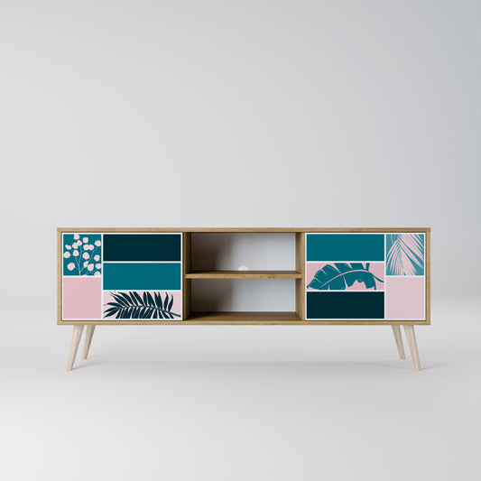 COMBINATION OF SHAPES 2-Door TV Stand in Oak Effect