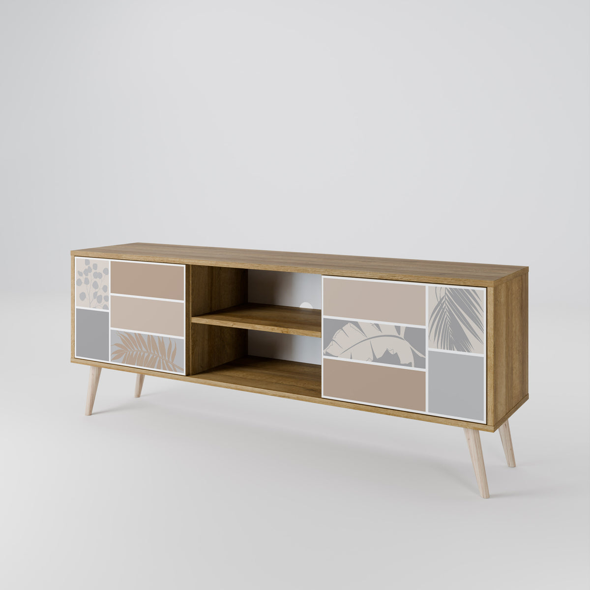 TROPICAL SHAPES 2-Door TV Cabinet