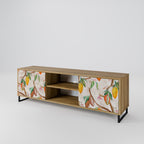 COCOA FRUITS 2-Door TV Stand in Oak Effect