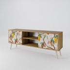 COCOA FRUITS 2-Door TV Stand in Oak Effect