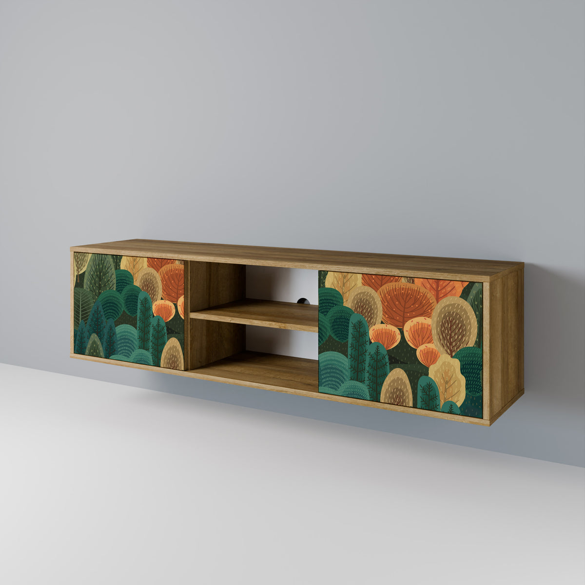 AUTUMN KALEIDOSCOPE 2-Door TV Cabinet