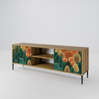 AUTUMN KALEIDOSCOPE 2-Door TV Stand in Oak Effect