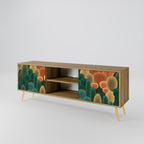 AUTUMN KALEIDOSCOPE 2-Door TV Stand in Oak Effect