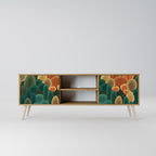 AUTUMN KALEIDOSCOPE 2-Door TV Stand in Oak Effect