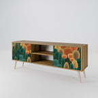 AUTUMN KALEIDOSCOPE 2-Door TV Stand in Oak Effect
