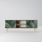 ROYAL GREEN 2-Door TV Stand in Oak Effect