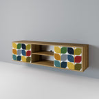 WEIGHTLESS HOURS 2-Door TV Stand in Oak Effect