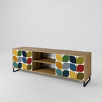 WEIGHTLESS HOURS 2-Door TV Stand in Oak Effect