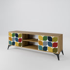 WEIGHTLESS HOURS 2-Door TV Stand in Oak Effect