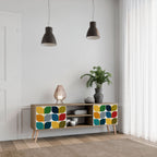 WEIGHTLESS HOURS 2-Door TV Stand in Oak Effect