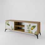 ELEGANT BOTANICS 2-Door TV Stand in Oak Effect